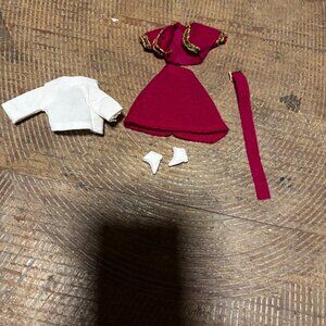 Topper Dawn doll clothes Dizzy Girl Crimson Cutie 1626